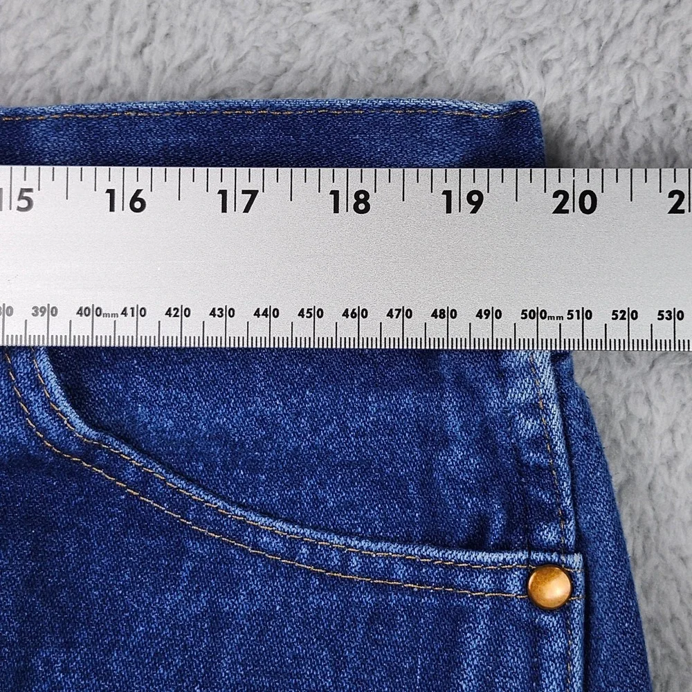 Wrangler 13MWZ Cowboy Cut Jeans Mens 40x36 Blue Denim High Rise Straight Leg